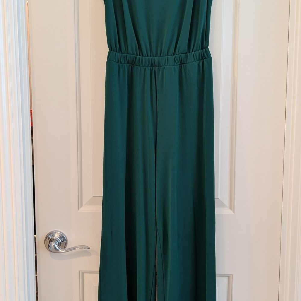 H&M Teal Sleeveless Jumpsuit